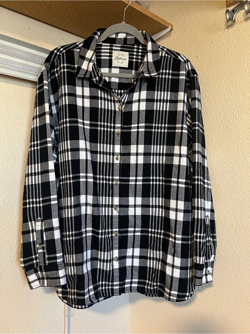 Jachs Girlfriend NY Women’s Plaid Soft Flannel Shirt